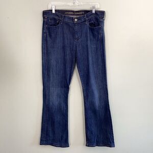 Citizens of Humanity Jeans Amber Mid Rise Bootcut Womens 32 Blue Denim Stretch